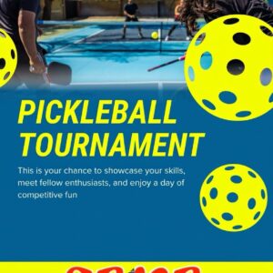 Pickleball Tournament Mens Doubles